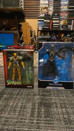 Spawn Reaper and  DC Multiverse Nekron action figures