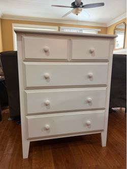 White dresser