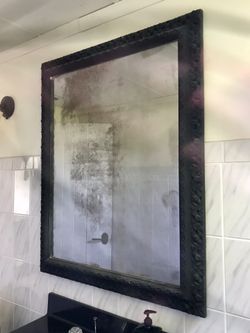 Large Antique Mirror