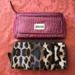 Two brand name wallets EUC