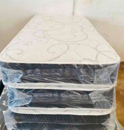 New Twin Size Mattress Regular with Boxspring Set 