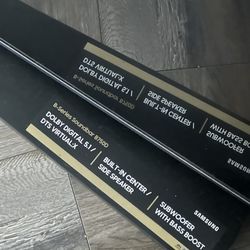 Samsung Soundbar and Subwoofer Bass 