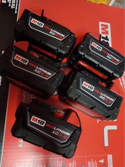 Milwaukee new 5ah battery $65 each one