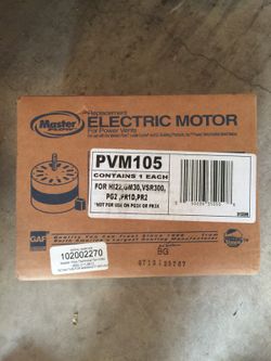 MasterFlow electric motor vent