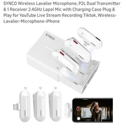 🎤 SYNCO Wireless Lavalier Microphone P2L – Dual Transmitter + Receiver 🎧 📍 Pickup Location: s. Durango & 215 near IKEA  💰 Price: $20 (Firm – Brand