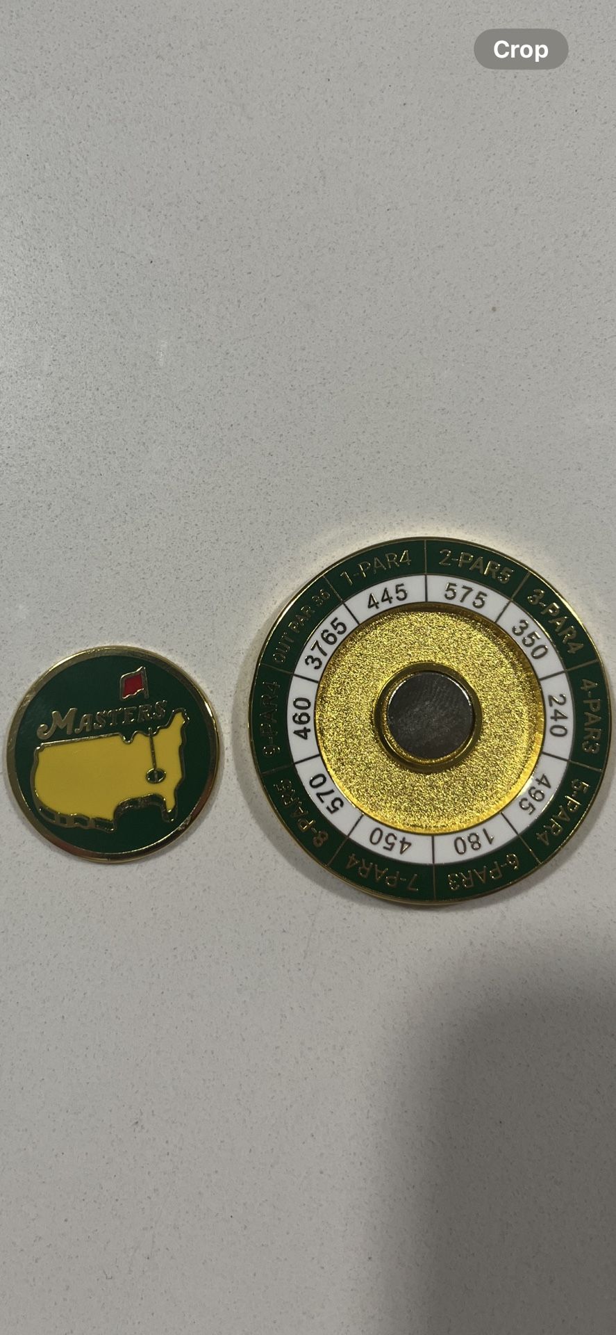 Masters Double Sided ball marker