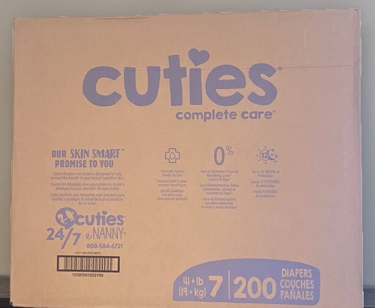Cuties Diapers Size 7