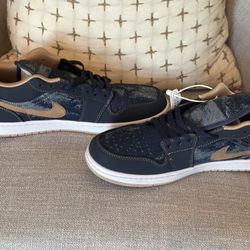 Air Jordan 1 Low Denim Navy Tan – Men’s Size ___