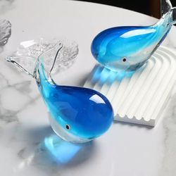 Set of 2 Liuli Deep Sea Luminous Whales