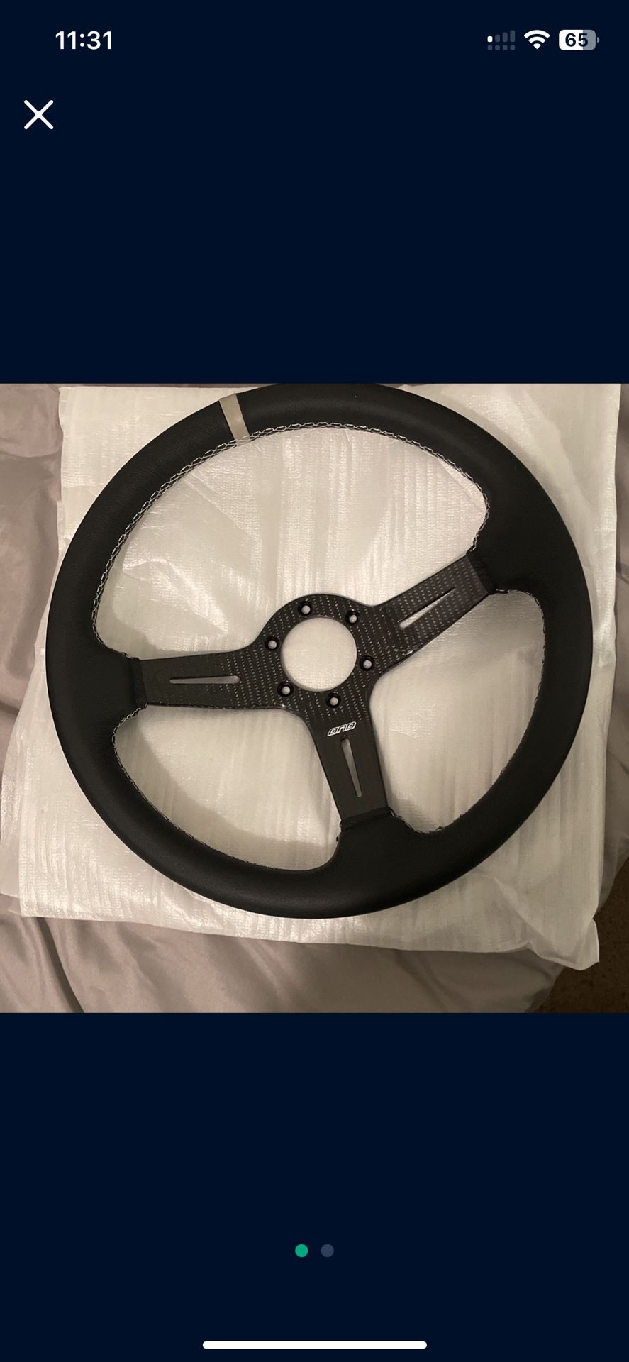 Carbon Leather Steering Wheel