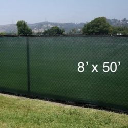 8x50 Privacy Fence Screen - GREEN
