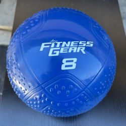 Fitness Gear Soft Medicine Ball Blue 8 Lb
