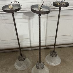 Set of 3 Hanging Pendant Light Fixtures