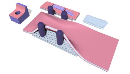XODUS MEDICAL PBK10001 Custom Peg Board Kit #1, Disposable Lateral Patient Positioning Kit