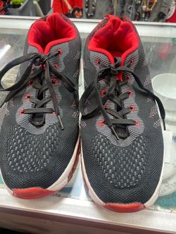 Red and Black running air cushion sole. size 11