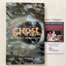 Signed William S. Burroughs Ghost Of Chance JSA Authentication 1st Edition High Risk Books