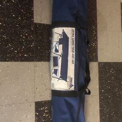 RIO Adventure One Piece Folding Camp Cot, Navy bed, Carrying case, Preowned