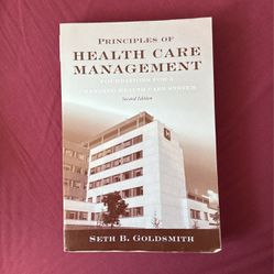 Principles Of Health Care Management 