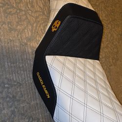 Saddlmen X Born Scum Custom Seat Collab (NEVER USED) 