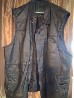 Leather Vest Size 46