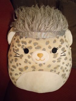 Squish Doos 16" Brigita The Cheetah Squishmallow Pillow