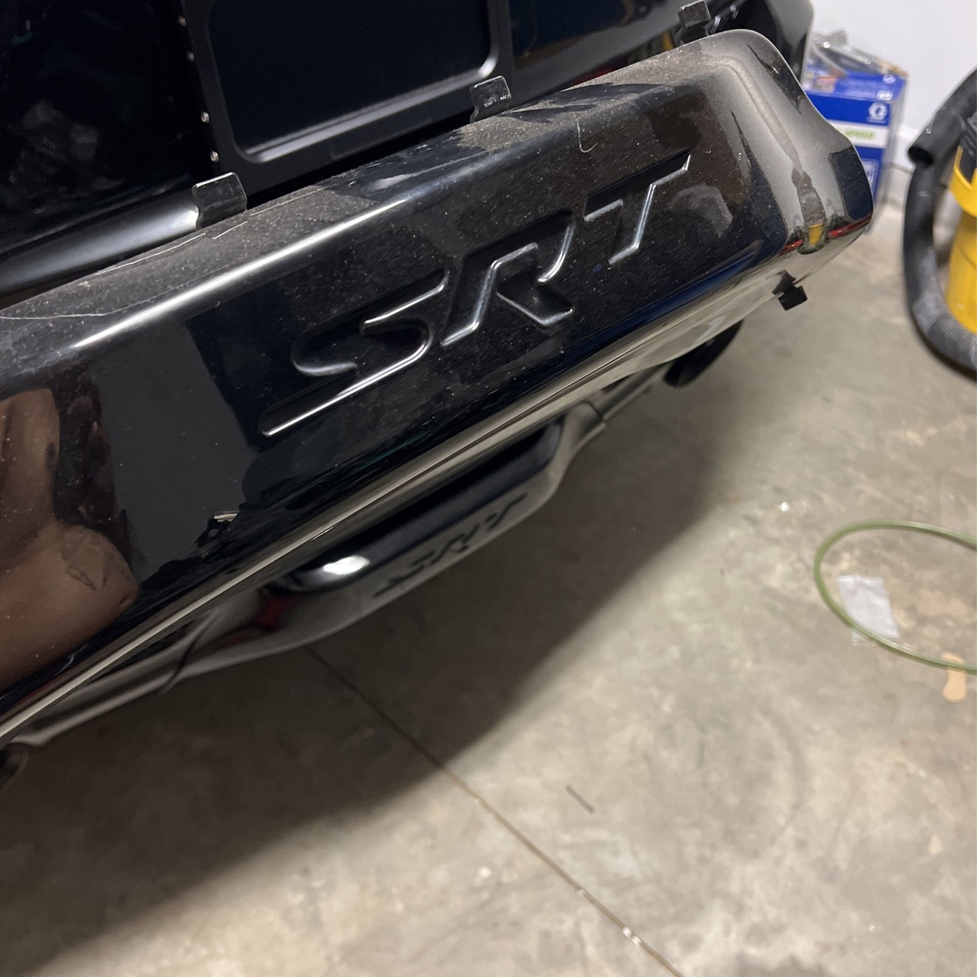 2012-2020 Jeep Grand Cherokee SRT Rear Bumper Trailer Hitch Tow Cover Black OEM