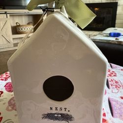 Rae Dunn nest birdhouse