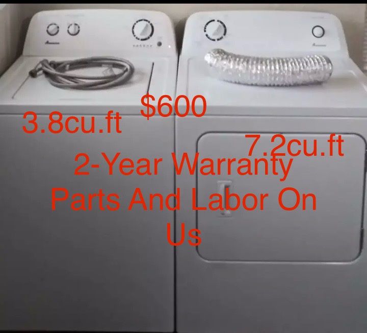 Amana By Whirlpool Washer And Dryer