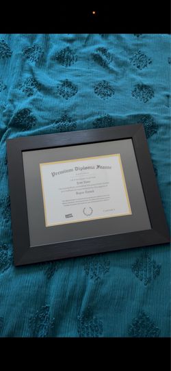 Solid Wood Diploma Frame