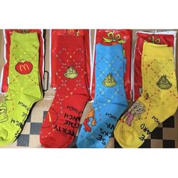 Mcdoanlds Grinch Socks 