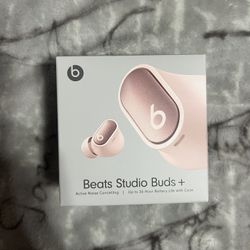 Beats Studio Buds+ Noise Canceling True Wireless In-Ear Headphones, Pink- NEW