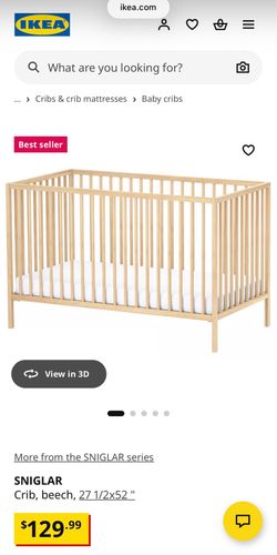 IKEA Sniglar crib