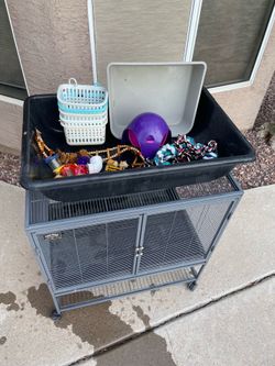 Critter Nation Rodent Pet Cage With Supplies