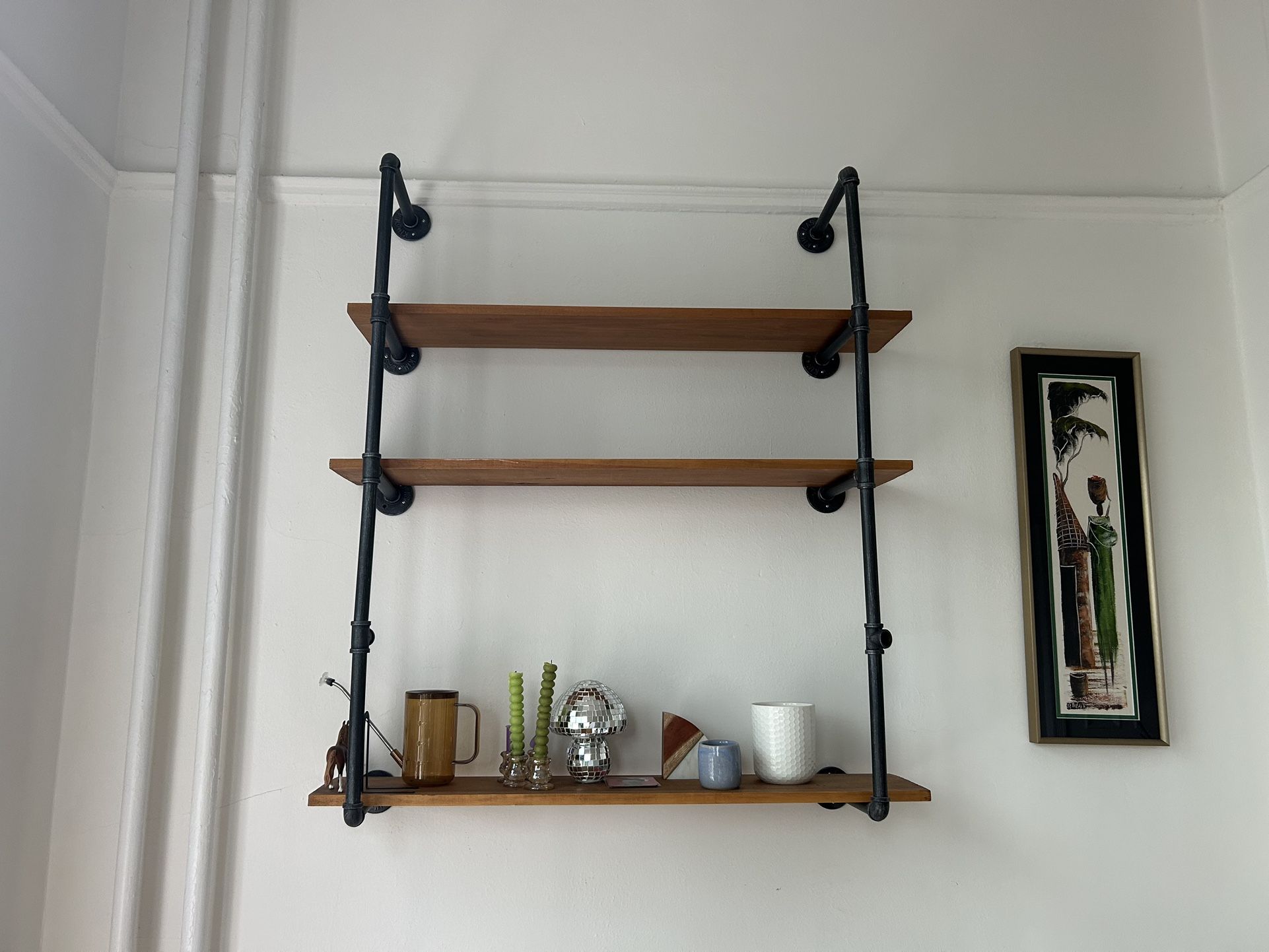 Industrial Pipe Shelves