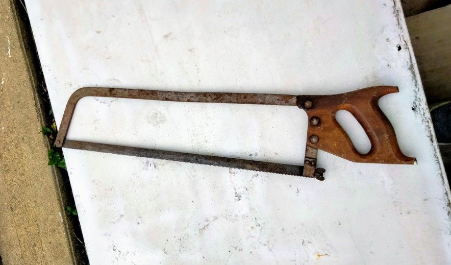 Vintage Butcher's Hacksaw