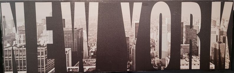 Set of NY wall art