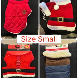 Dog Apparel Size Small $10 Each