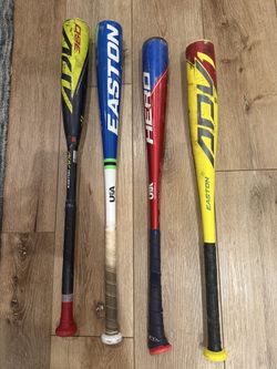 Youth USA Baseball Bats – Easton / Axe / ADV Series (Good Condition)