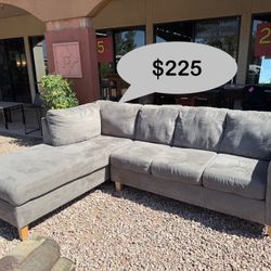 Modern Grey Sectional $225 - Sold By Ashley’s