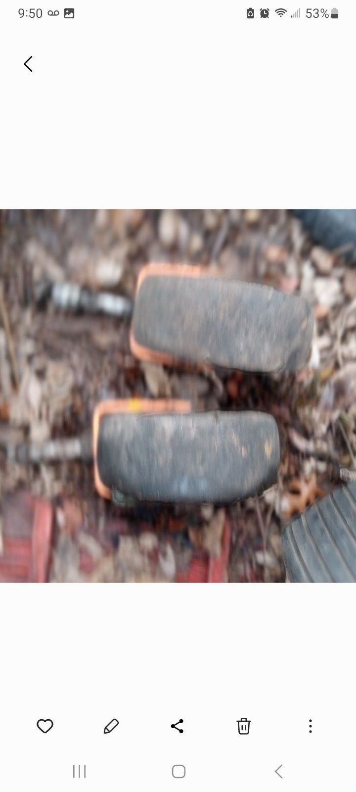 Scag Walkbehind Front Castors
