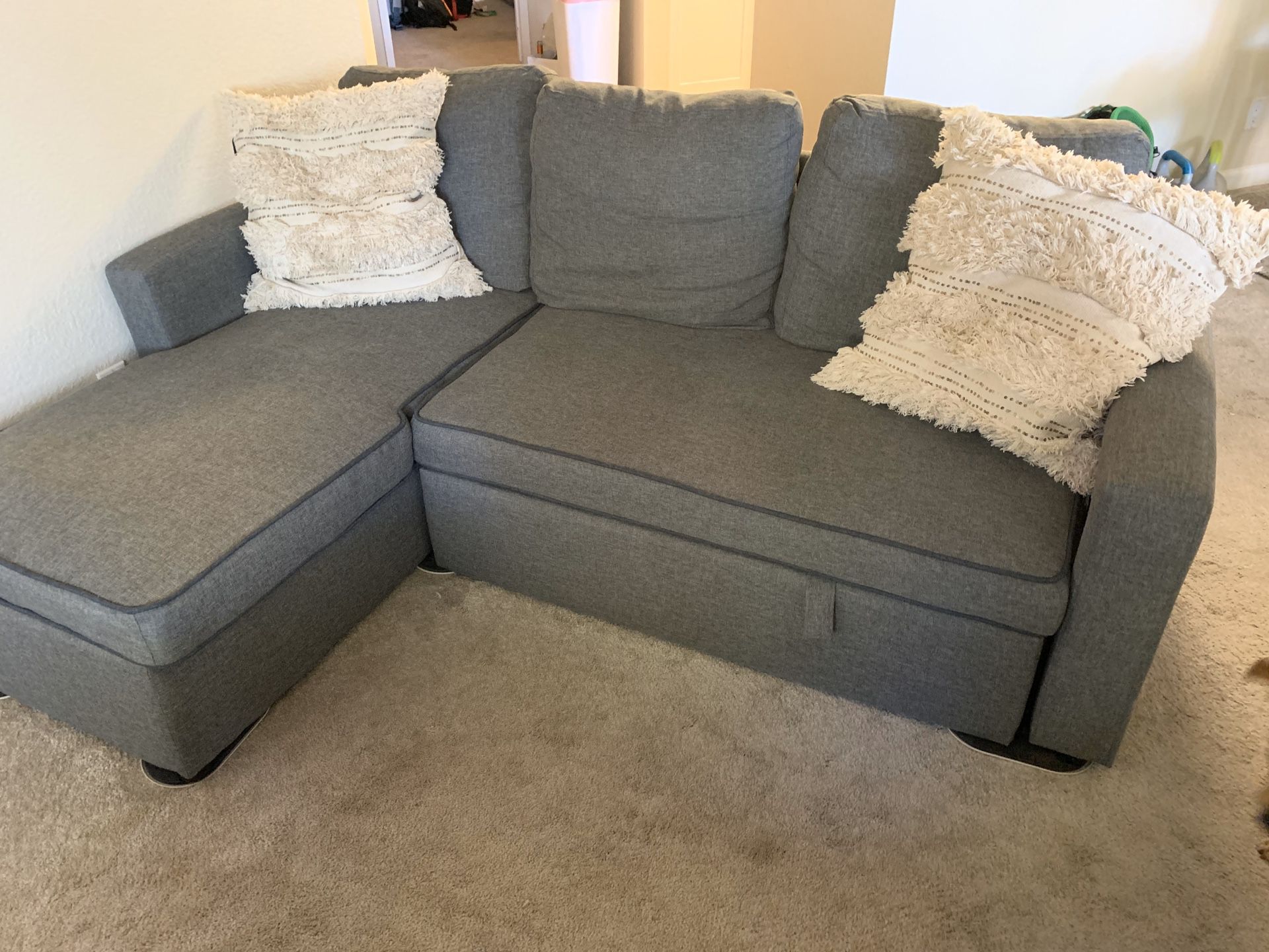Small space sectional sofa couch