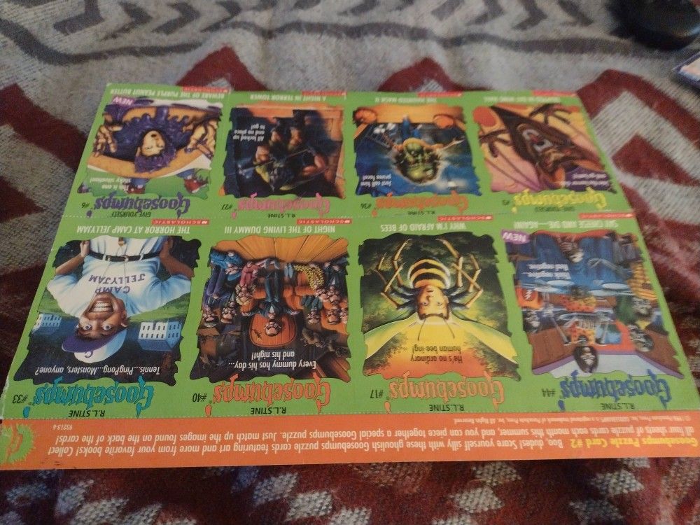 Vintage Goosebumps Cards. Cash Porch Pickup Redmond