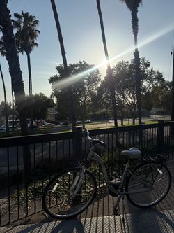 Silver bike
