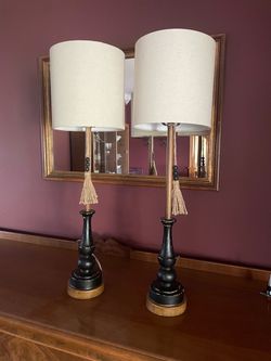 Pair of Buffet Lamps - Like New