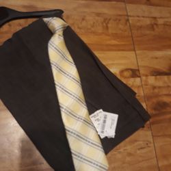 Little Boys Pants Size 5 Reg Plus Tie