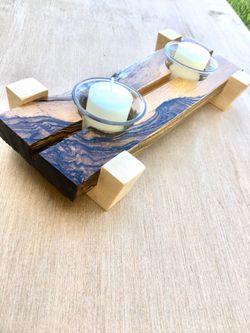Bocote candle holders (hand made)
