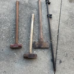 Sledge Hammers And Axe