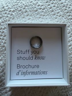 Oura ring 4 size 9 silver