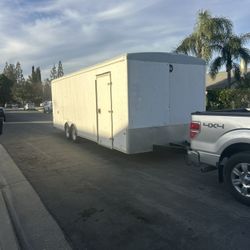 ENCLOSED TRAILERS, 26’ X 8’ , TITLE IN HAND 