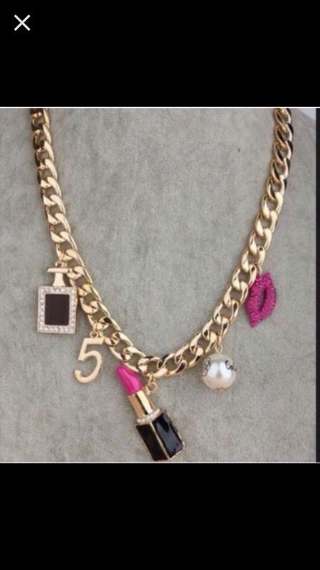 Necklace with charms